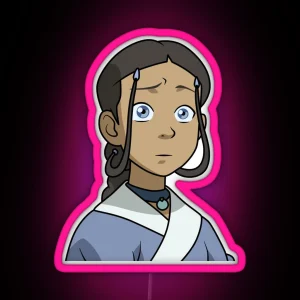 Concerned Katara RGB Neon Sign