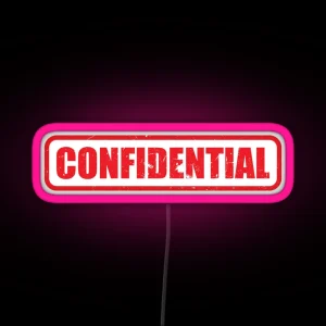 Confidential RGB Neon Sign