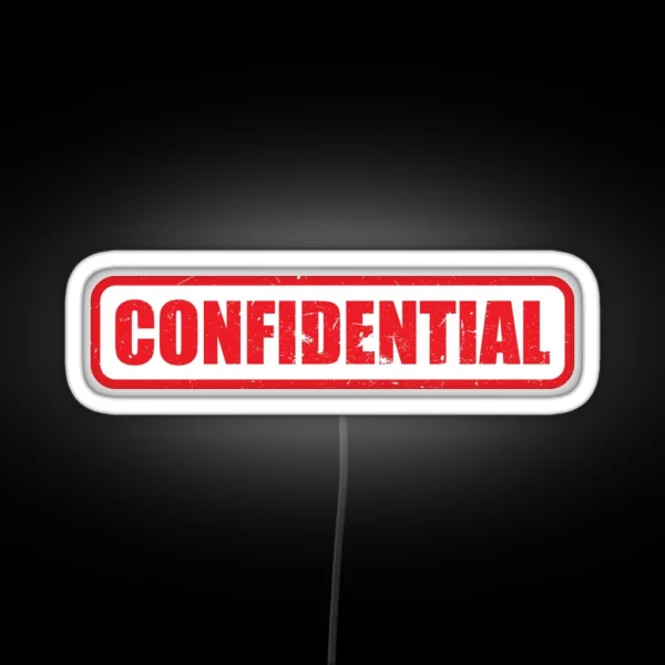 Confidential RGB Neon Sign