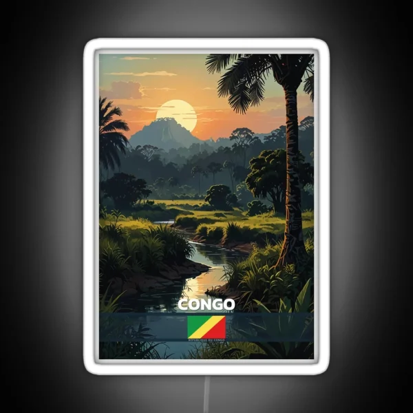 Congo Travel RGB Neon Sign