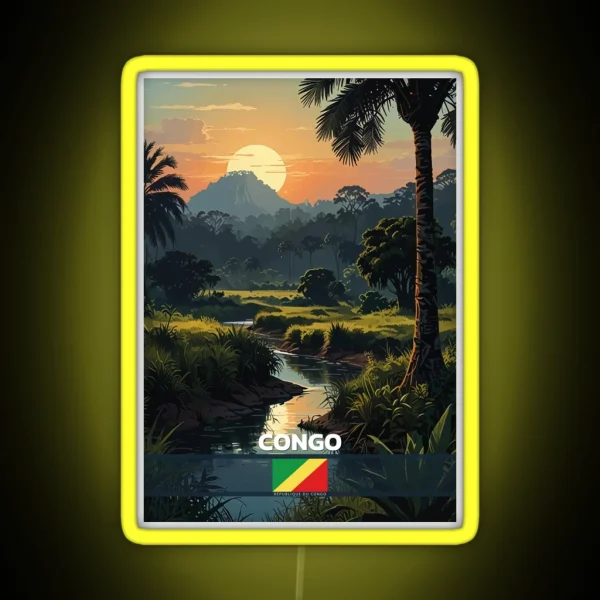 Congo Travel RGB Neon Sign