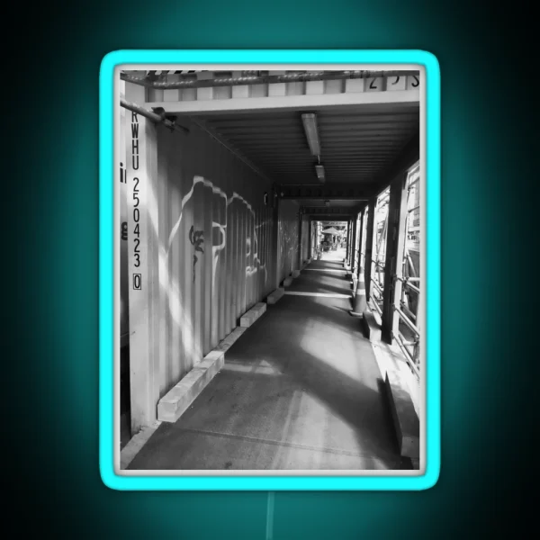 Construction Walkway RGB Neon Sign