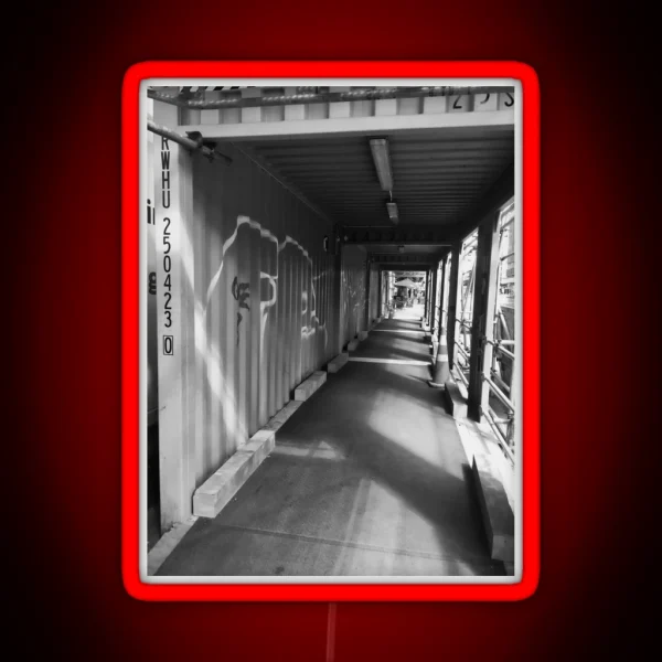 Construction Walkway RGB Neon Sign