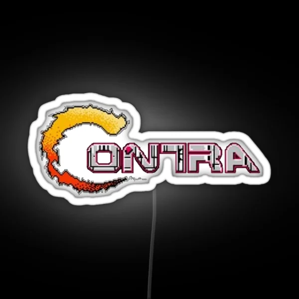 Contra Title RGB Neon Sign