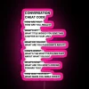 Conversation Cheat Code RGB Neon Sign - Image 6