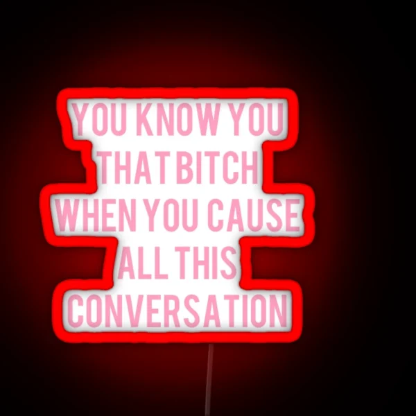 Conversation RGB Neon Sign