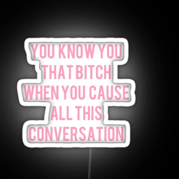 Conversation RGB Neon Sign