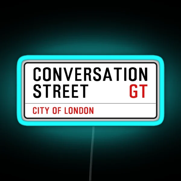 Conversation Street Grand Tour RGB Neon Sign