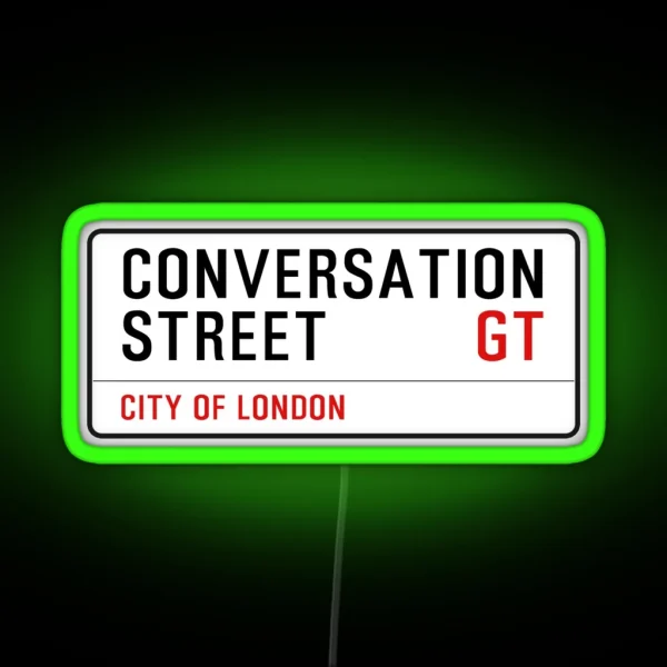Conversation Street Grand Tour RGB Neon Sign