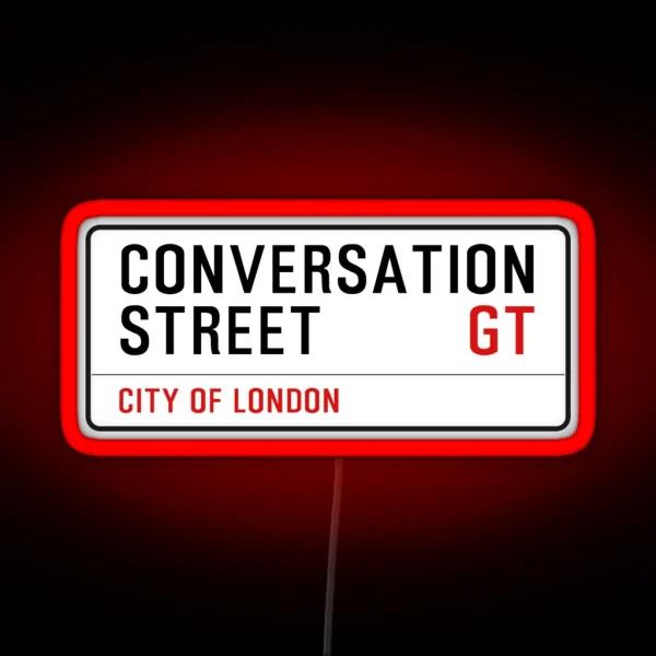 Conversation Street Grand Tour RGB Neon Sign