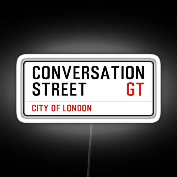 Conversation Street Grand Tour RGB Neon Sign