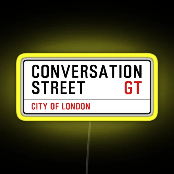 Conversation Street Grand Tour RGB Neon Sign