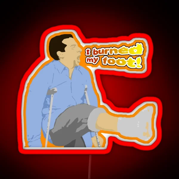 Cooked Foot RGB Neon Sign