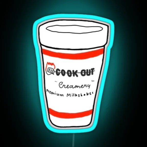 Cookout Cup RGB Neon Sign
