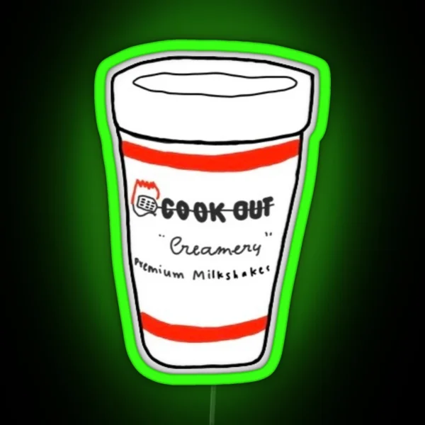 Cookout Cup RGB Neon Sign