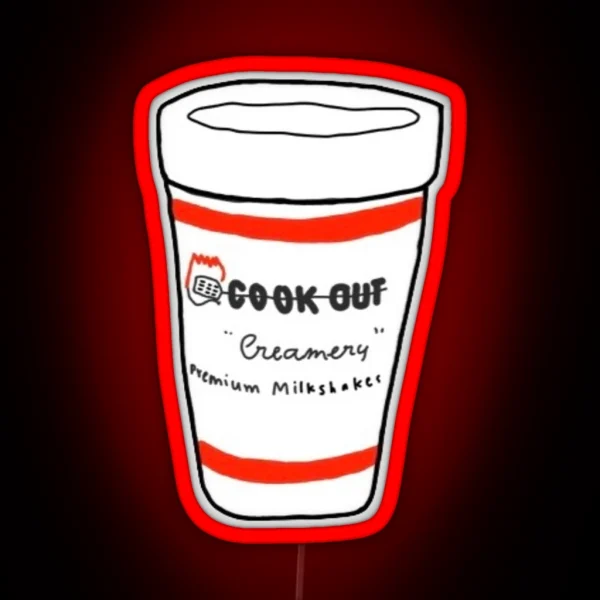 Cookout Cup RGB Neon Sign