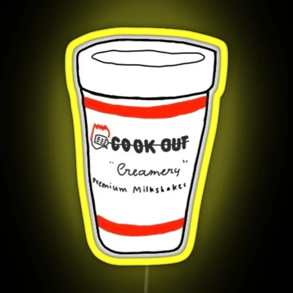 Cookout Cup RGB Neon Sign