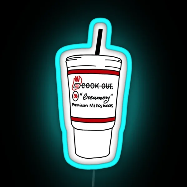 Cookout Huge Tea RGB Neon Sign