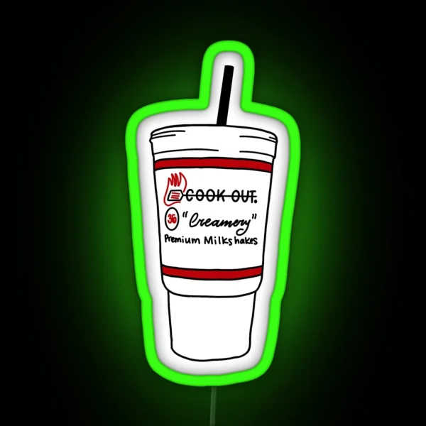 Cookout Huge Tea RGB Neon Sign