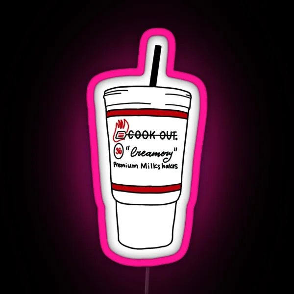 Cookout Huge Tea RGB Neon Sign