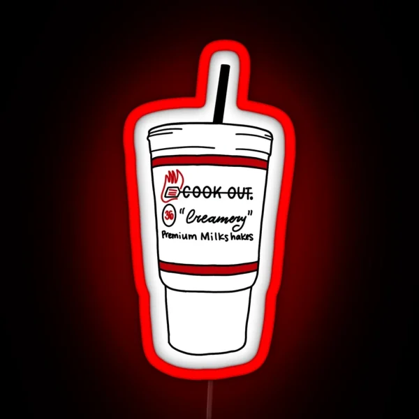 Cookout Huge Tea RGB Neon Sign