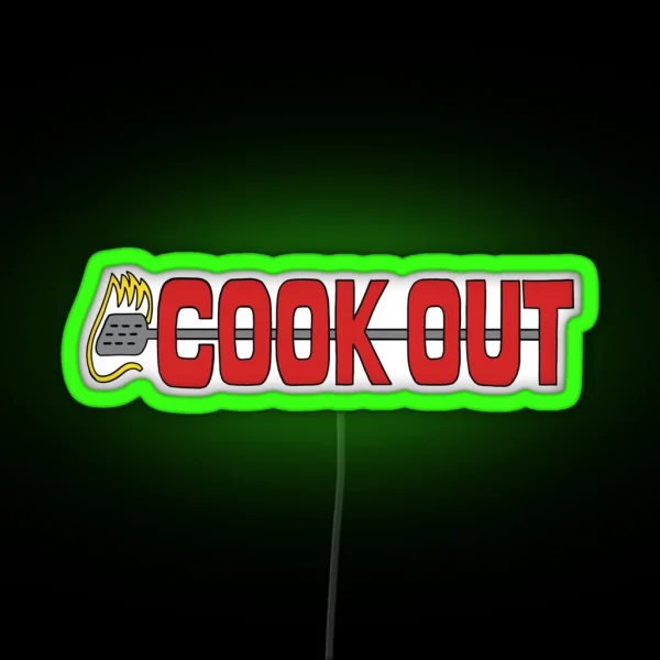 Cookout RGB Neon Sign