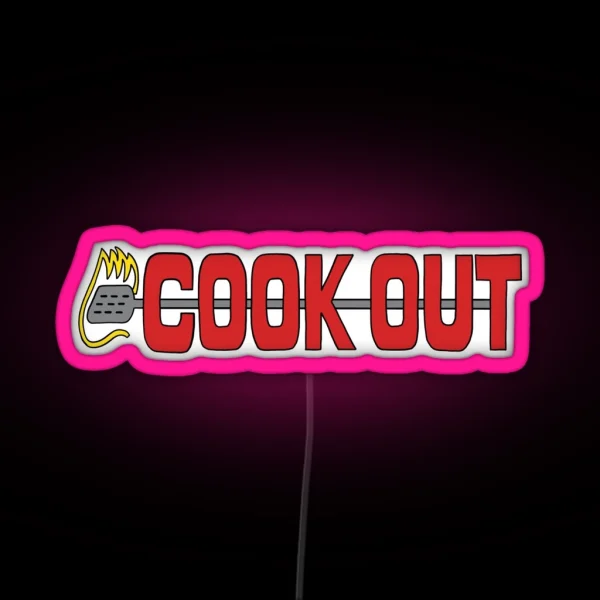 Cookout RGB Neon Sign
