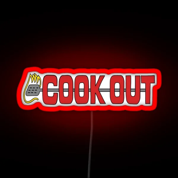 Cookout RGB Neon Sign