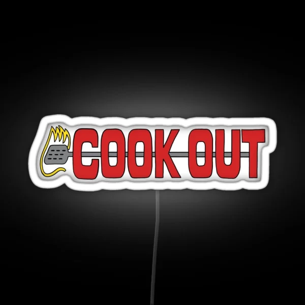 Cookout RGB Neon Sign