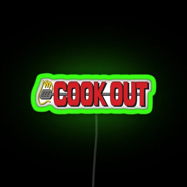 Cookout RGB Neon Sign