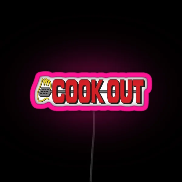 Cookout RGB Neon Sign