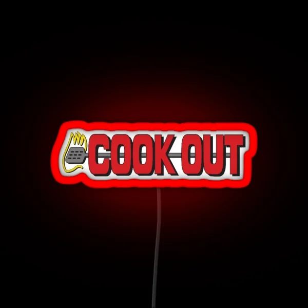 Cookout RGB Neon Sign