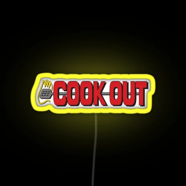 Cookout RGB Neon Sign