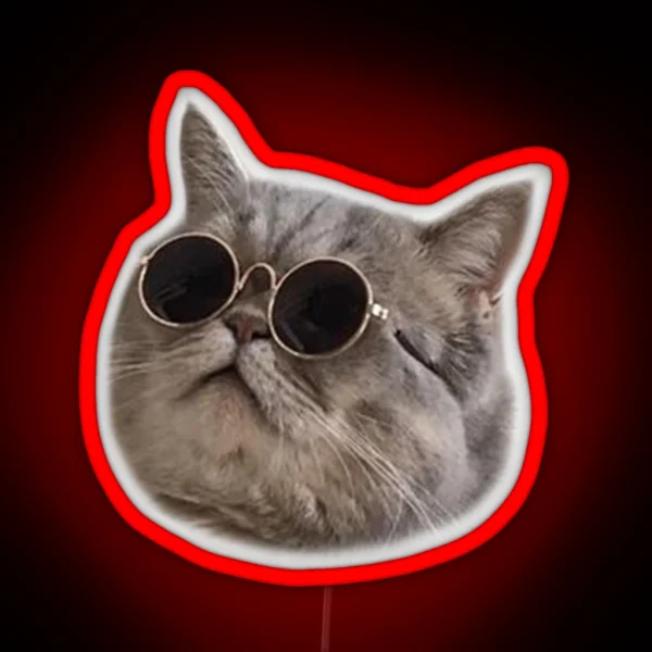 Cool Cat 5 RGB Neon Sign