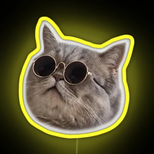 Cool Cat 5 RGB Neon Sign