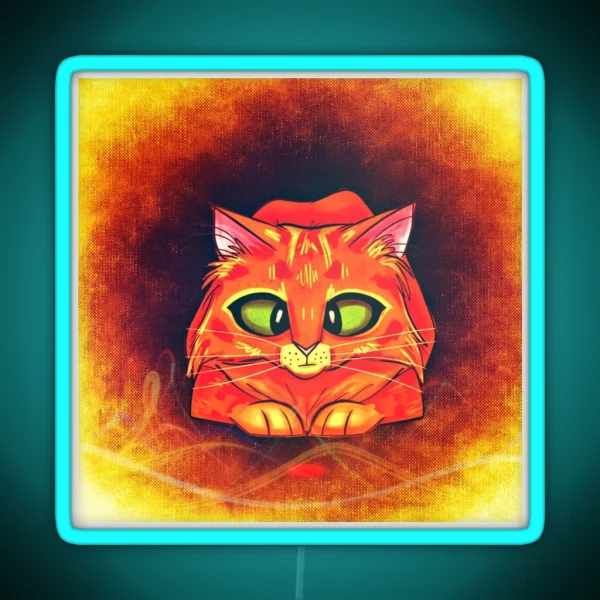 Cool Cat RGB Neon Sign