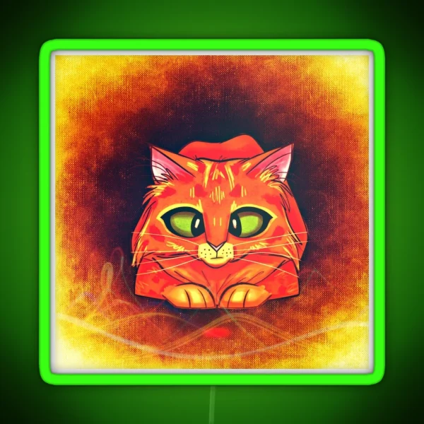 Cool Cat RGB Neon Sign