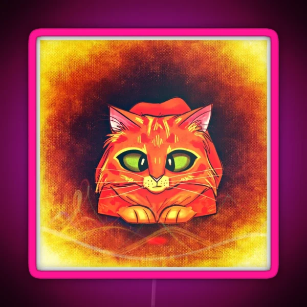 Cool Cat RGB Neon Sign