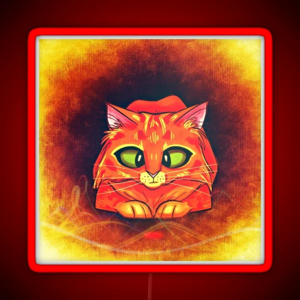 Cool Cat RGB Neon Sign