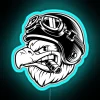 Cool Eagle With A Cigar RGB Neon Sign - Image 3