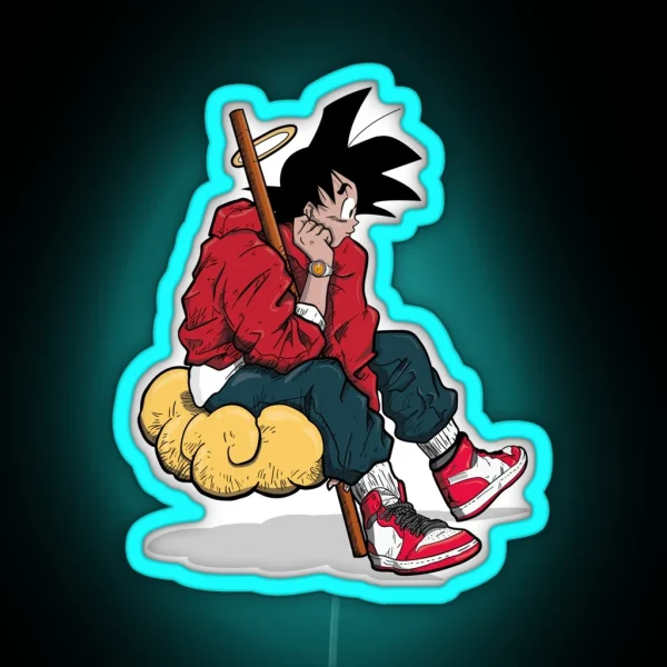 Cool Goku RGB Neon Sign