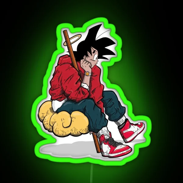 Cool Goku RGB Neon Sign