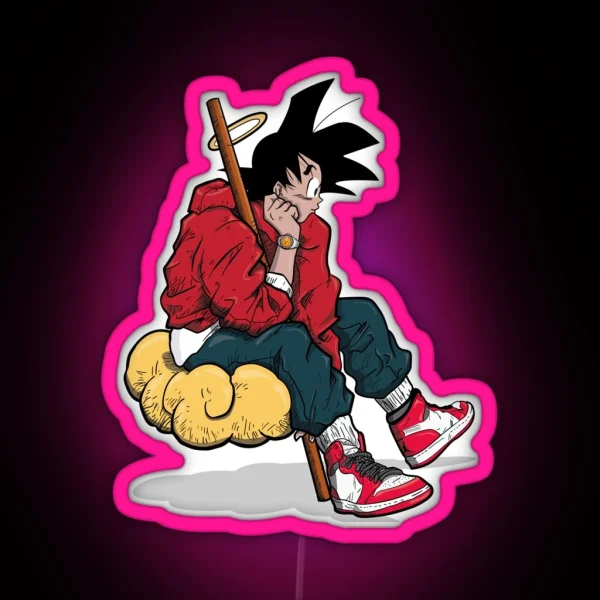 Cool Goku RGB Neon Sign