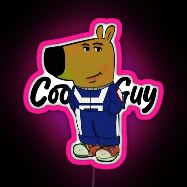 Cool Guy RGB Neon Sign