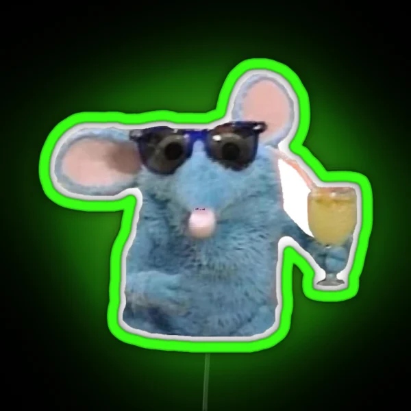 Cool Tutter The Mouse RGB Neon Sign