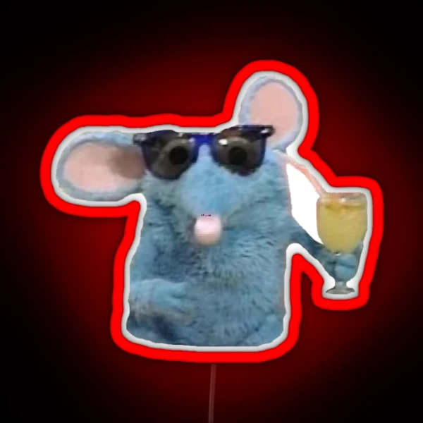 Cool Tutter The Mouse RGB Neon Sign