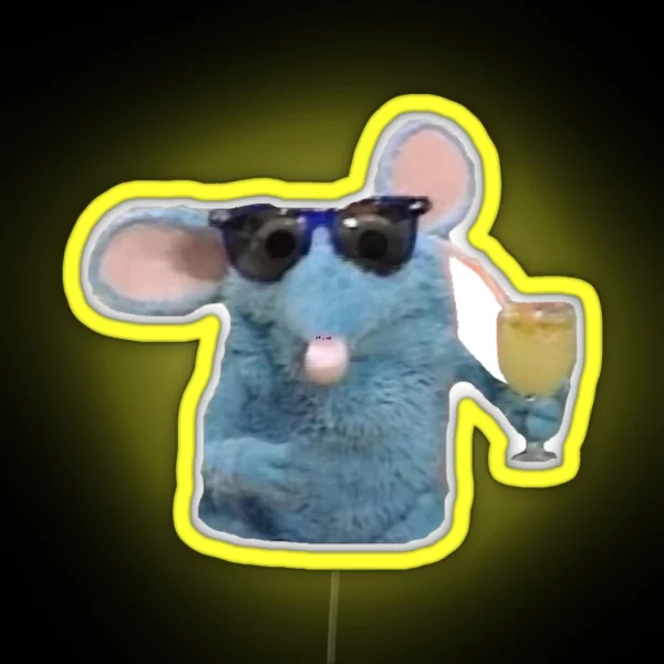 Cool Tutter The Mouse RGB Neon Sign