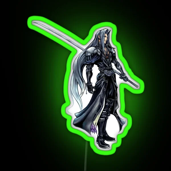 Coolest Villain Sephiroth RGB Neon Sign