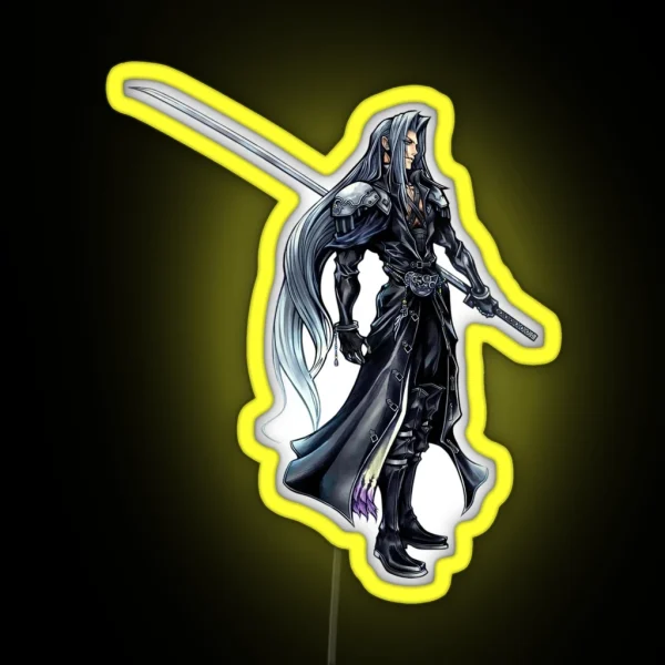 Coolest Villain Sephiroth RGB Neon Sign