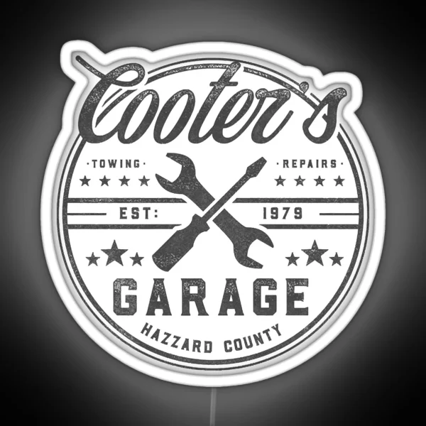 Cooters Garage RGB Neon Sign